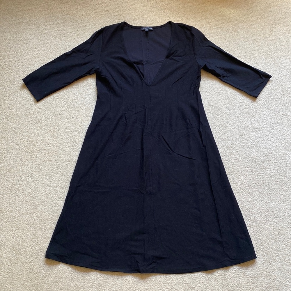 Eileen Fisher Stretchy Black Dress